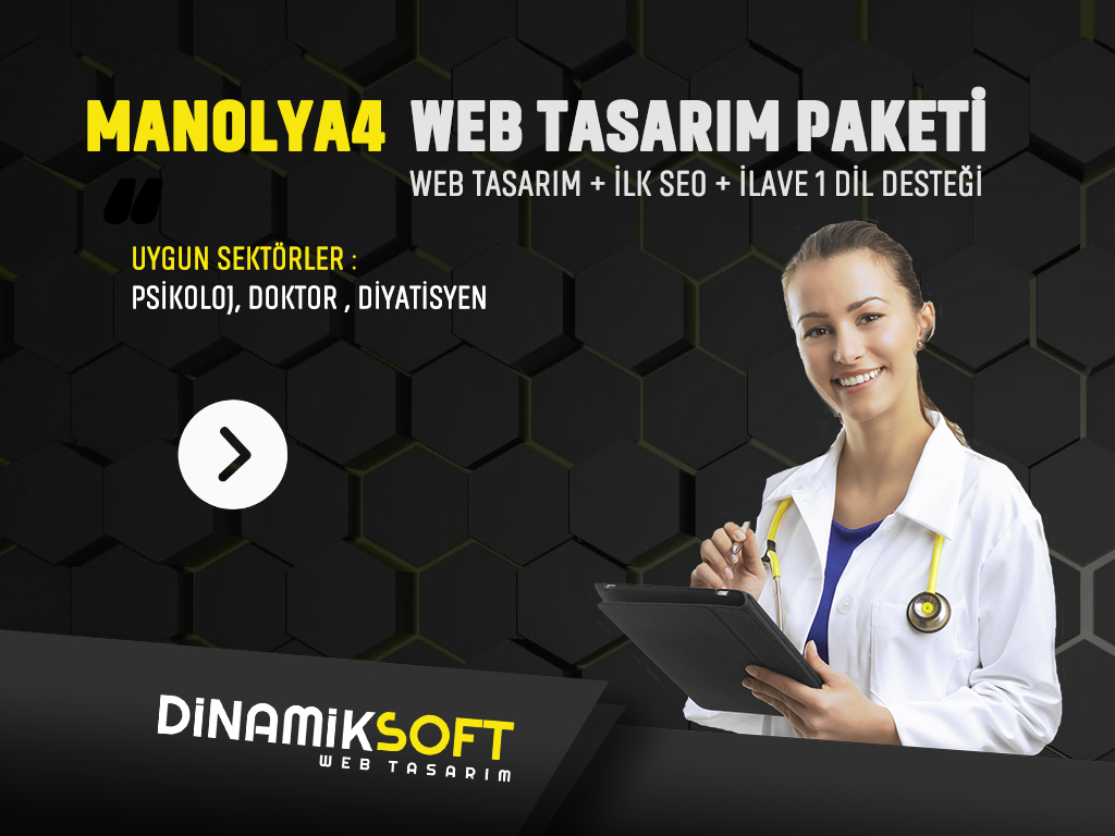 Manolya4 Web Tasarım Paketi |2500TL Web Site + Ads+ İlave 1 Dil Desteği